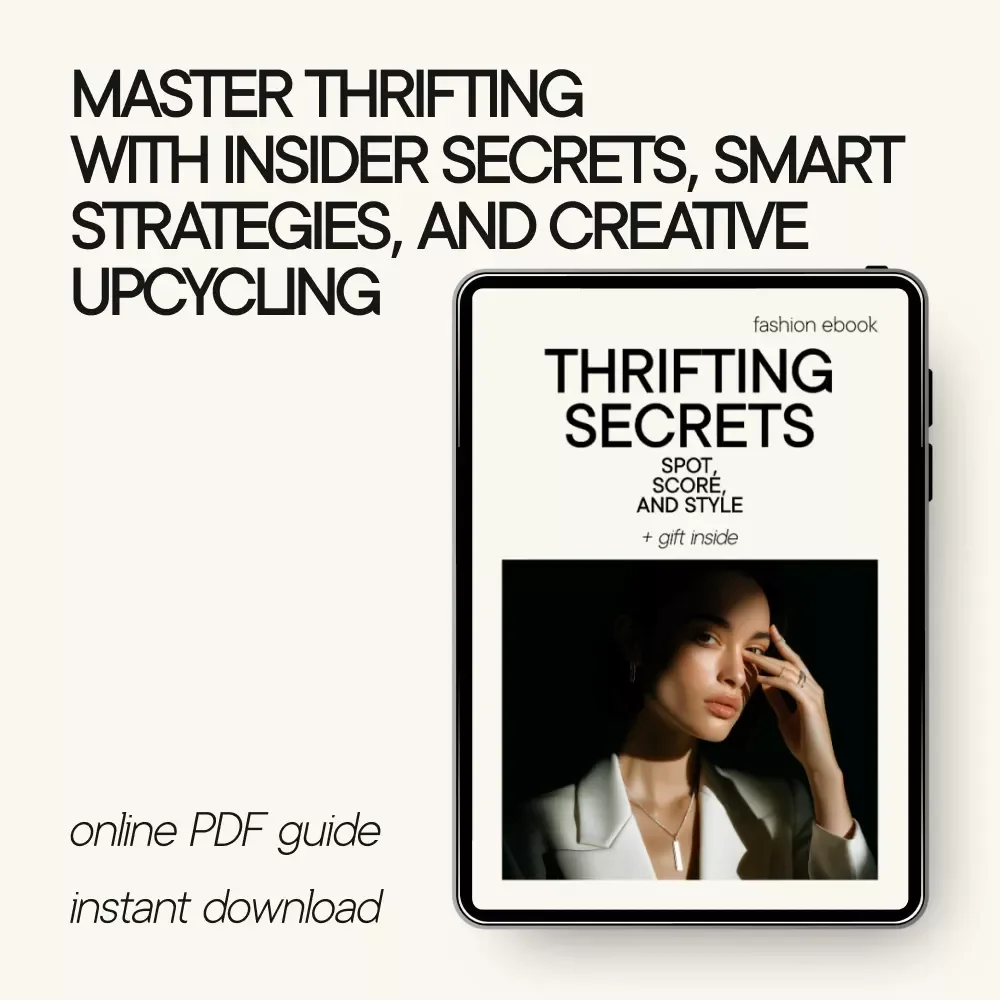 Thrifting Secrets: Spot, Score, and Style – Your Ultimate Guide to Finding Quality Thrifted Items