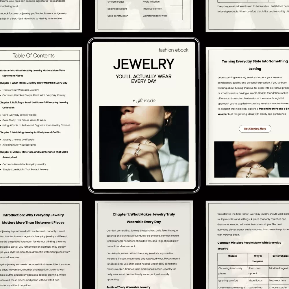 Jewelry You’ll Actually Wear Every Day: A Guide to Timeless, Everyday Jewelry for Women