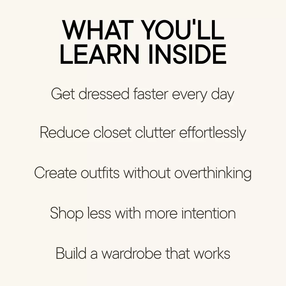 Capsule Wardrobe Made Simple | Minimalist Closet Guide, Capsule Wardrobe Planner, Everyday Outfit System, Digital Download eBook