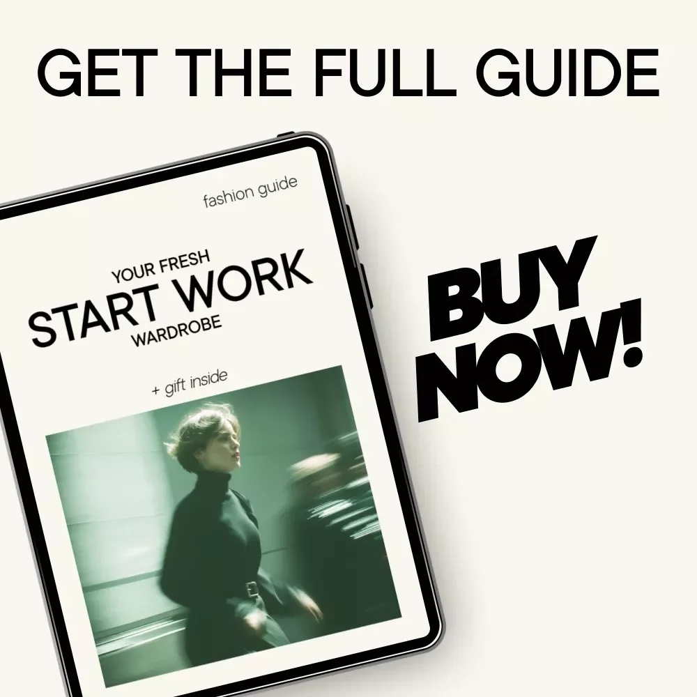 Your Fresh Start Work Wardrobe – Minimalist Work Capsule Guide, Professional Style Reset, Smart Office Clothing Planner, Digital Download
