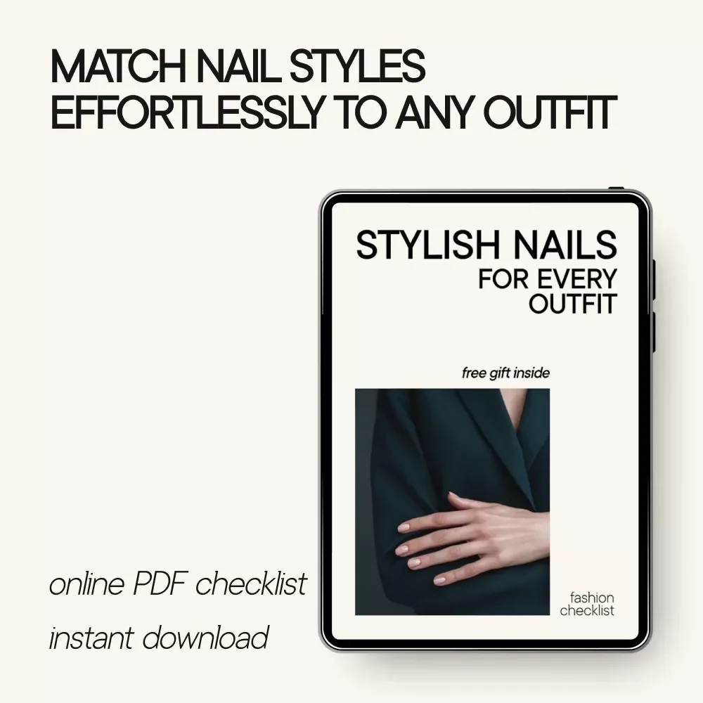 Stylish Nails for Every Outfit | Digital Nail Guide, Outfit Color Matching Tips, AI Nail Planning eBook, Fashion Nail Checklist Download