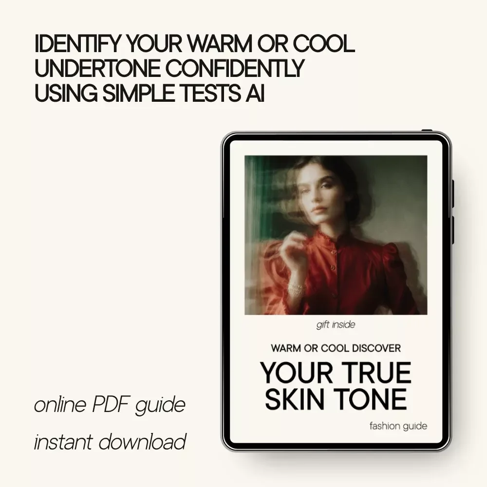 Warm or Cool Discover Your True Skin Tone – Easy Guide to Finding Your Undertone, Warm vs Cool Skin Tone Test, Personal Color & Styling Guide