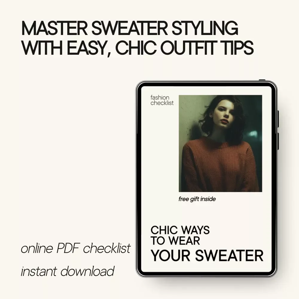Chic Ways to Wear Your Sweater: A Stylish Guide to Elevating Your Sweater Outfits