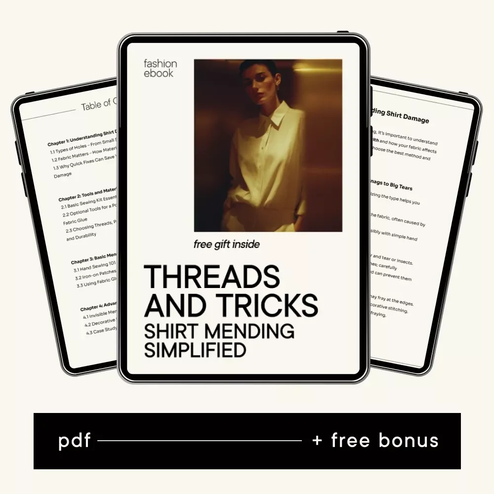 Threads and Tricks: Shirt Mending Simplified - Your Ultimate eBook Guide on How to Mend a Hole in a Shirt