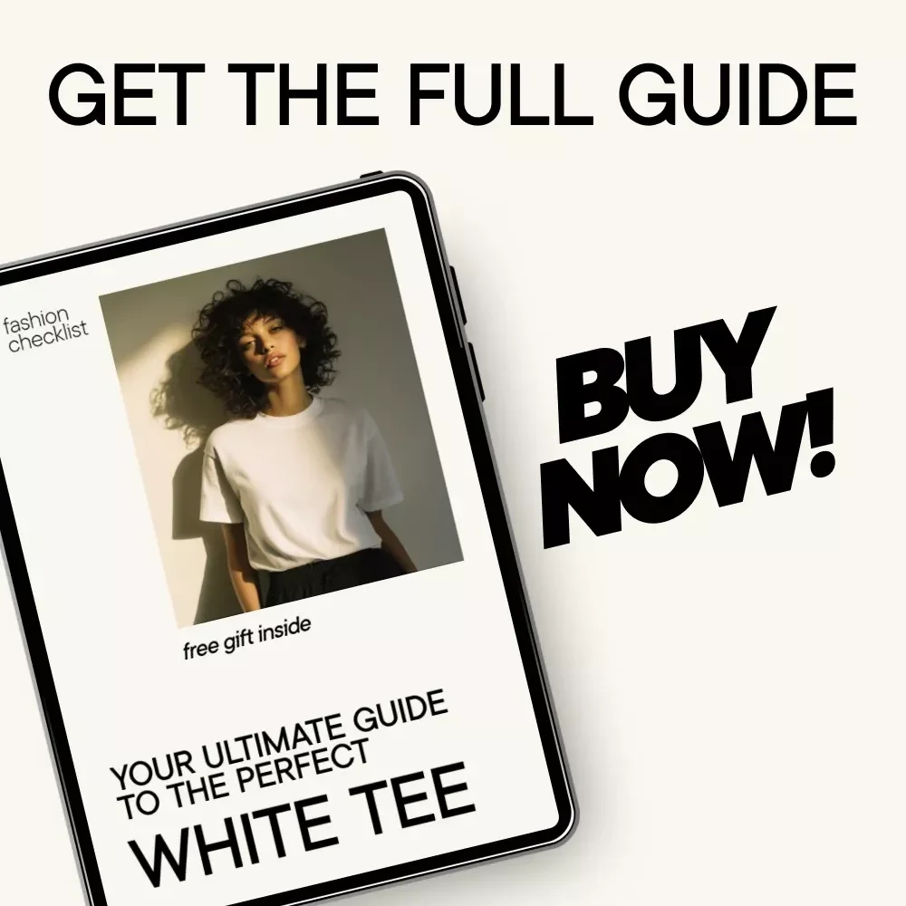 Your Ultimate Guide to the Perfect White Tee | the perfect white t shirt how to find it | Digital Style Guide