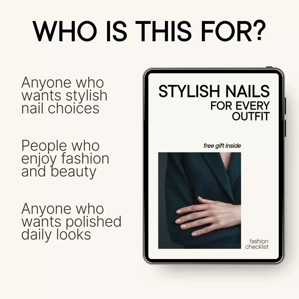 Stylish Nails for Every Outfit | Digital Nail Guide, Outfit Color Matching Tips, AI Nail Planning eBook, Fashion Nail Checklist Download