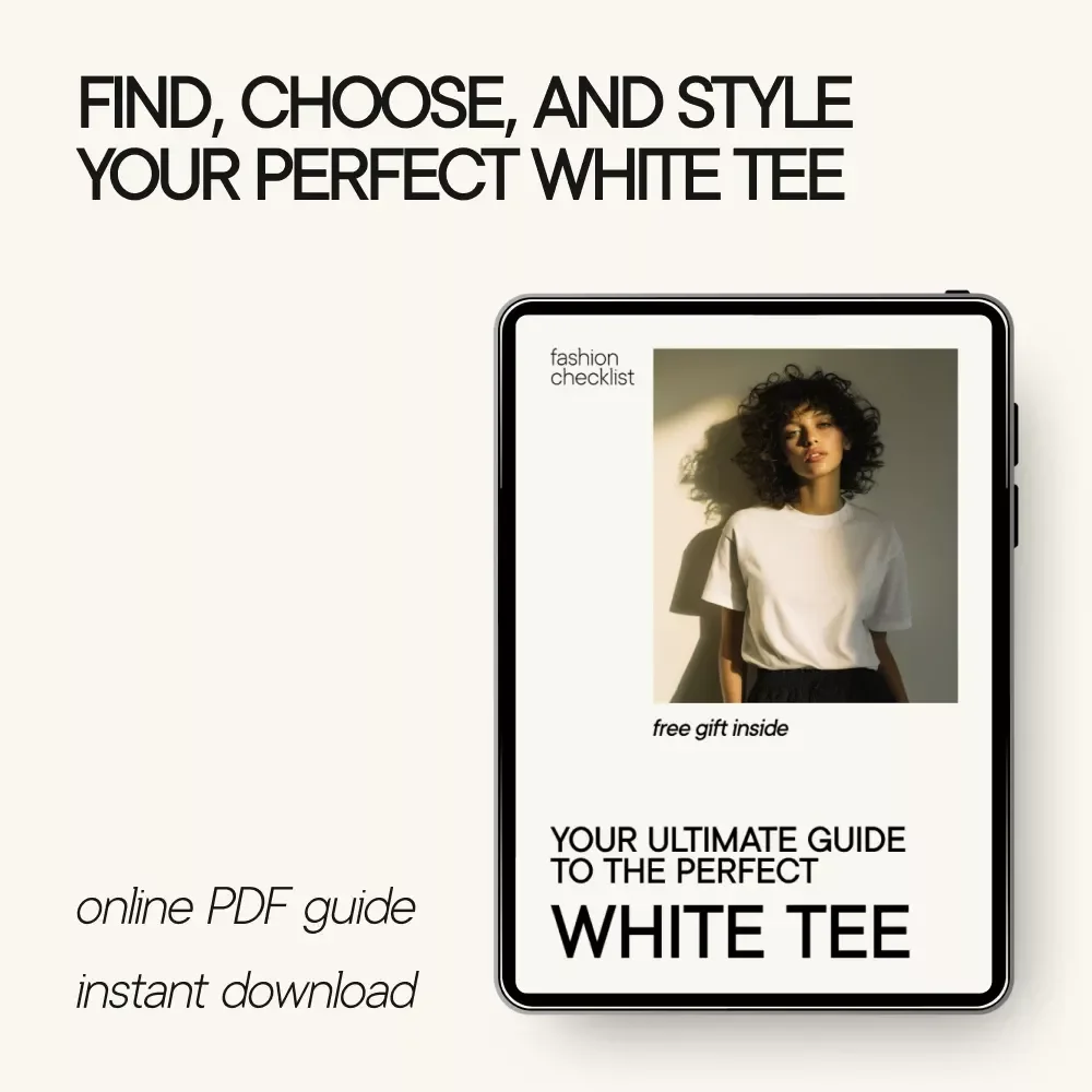 Your Ultimate Guide to the Perfect White Tee | the perfect white t shirt how to find it | Digital Style Guide