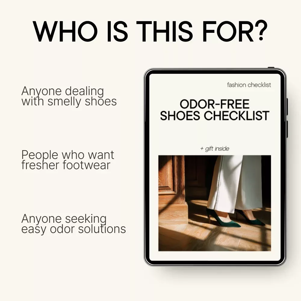 Odor-Free Shoes Checklist | Easy Guide on How to Remove Odor from Shoes Naturally | Printable Shoe Care Checklist