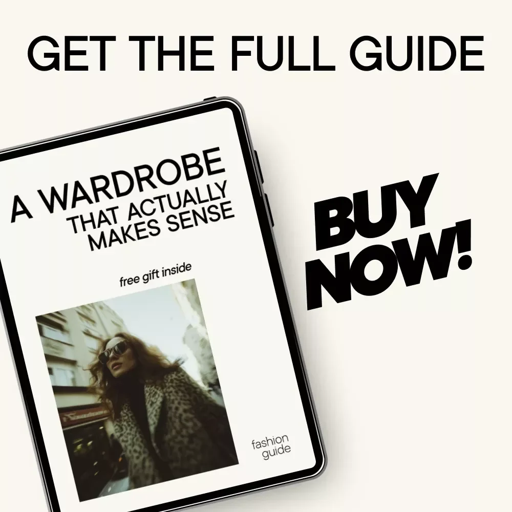 A Wardrobe That Actually Makes Sense – A Practical Guide on How to Build a Sustainable Wardrobe Without Overbuying