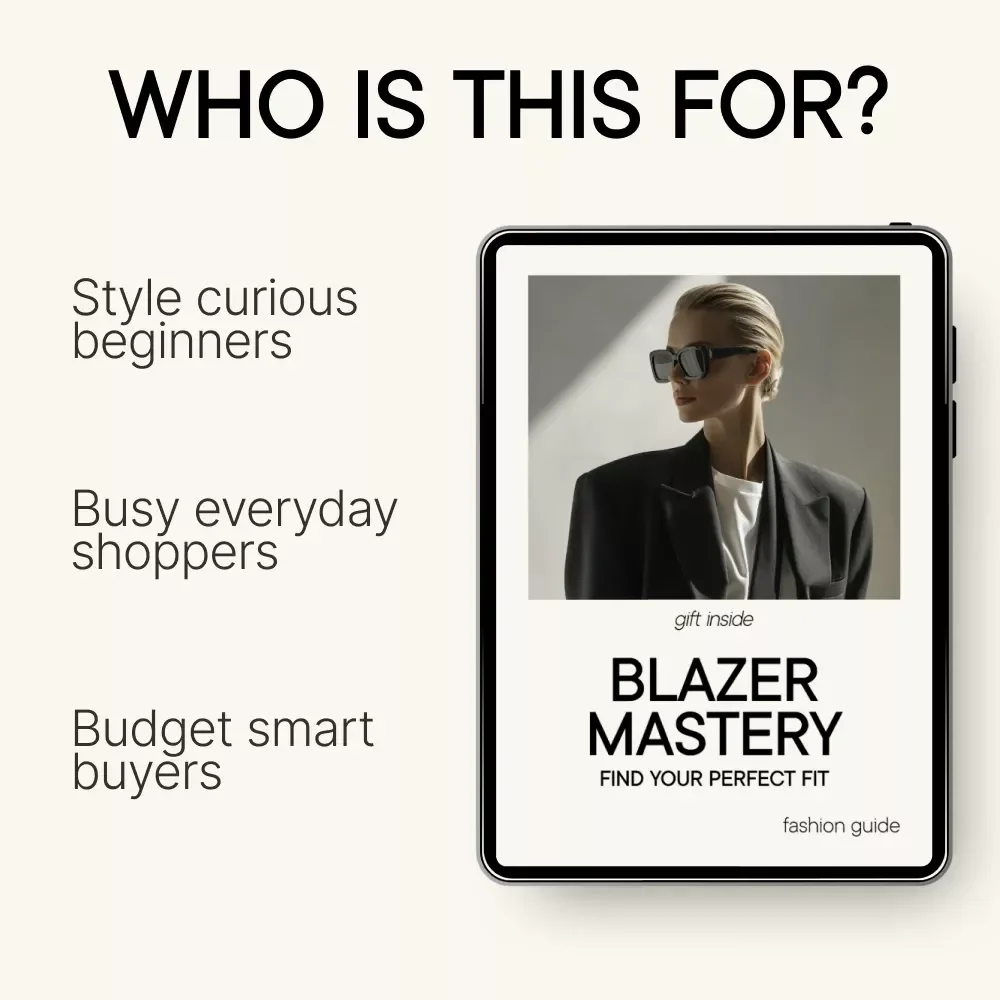 Blazer Mastery: Find Your Perfect Fit | How to Buy a Blazer That Fits Perfectly | Digital Style Guide & Fit Checklist