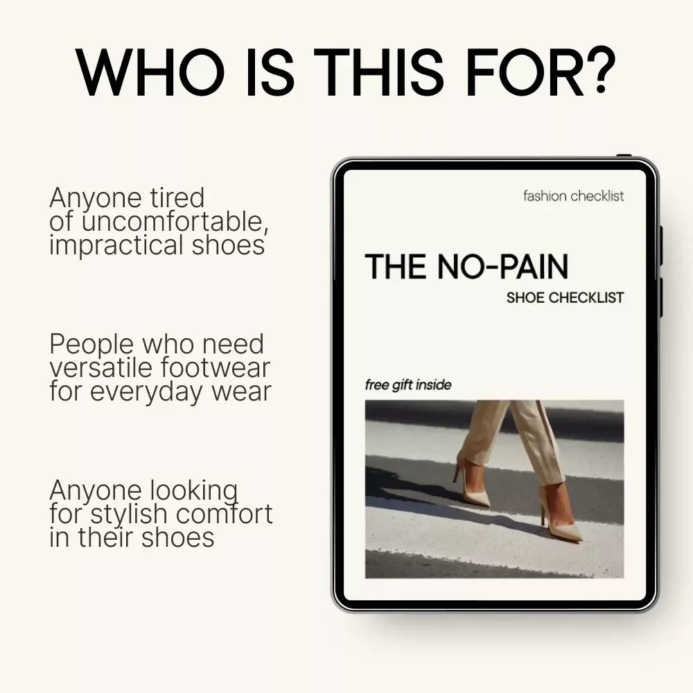 The No-Pain Shoe Checklist: Discover Stylish and Comfortable Shoes for Women