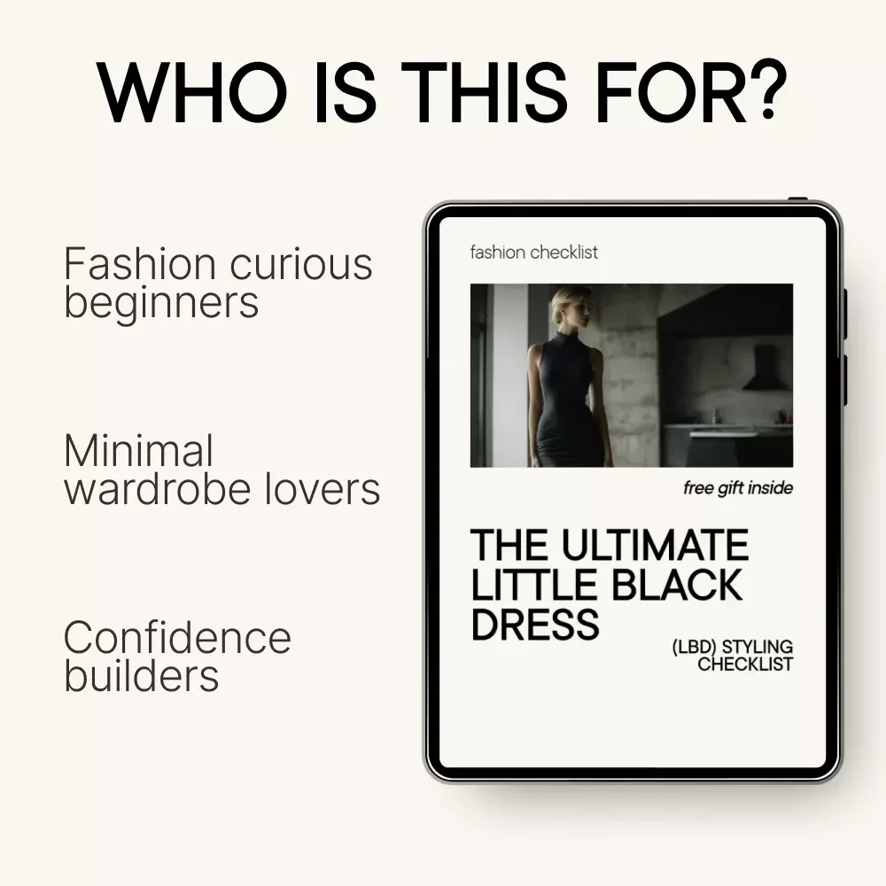 The Ultimate Little Black Dress (LBD) Styling Checklist | Chic Wardrobe Guide with Little Black Dress Styling Ideas | Instant Digital Download