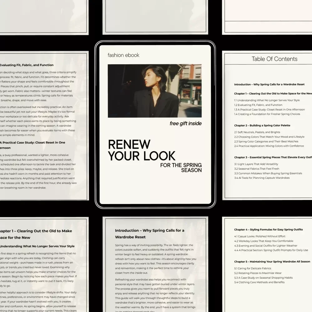 Renew Your Look for the Spring Season: Your Ultimate Wardrobe Reset Guide for a Fresh Spring Start