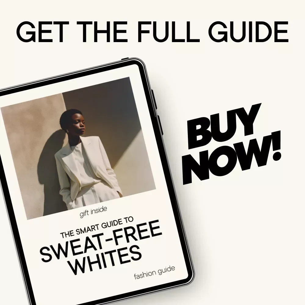 The Smart Guide to Sweat-Free Whites | Sweat Stain Removal Guide for White Shirts, Yellow Underarm Stains, Fabric Care & Prevention eBook