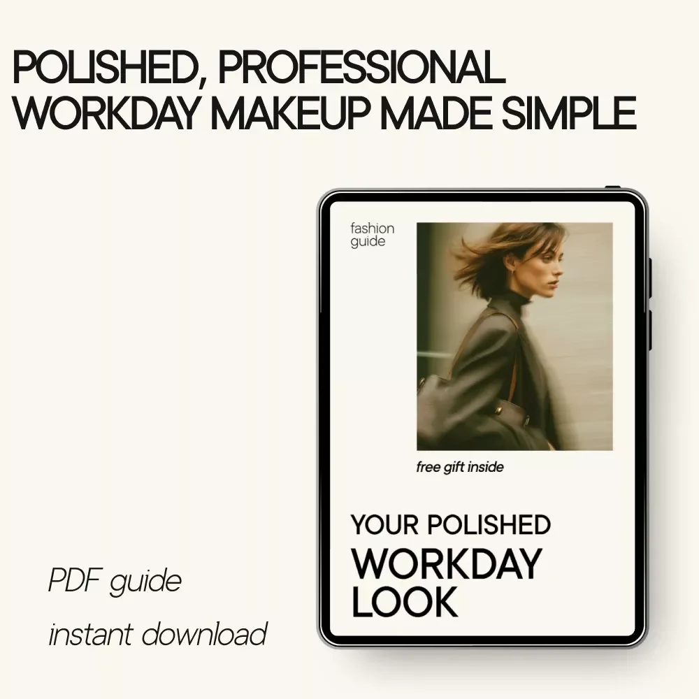 Your Polished Workday Look | Professional Makeup Guide for Everyday Work | 5–10 Minute Routine, Office-Appropriate Beauty, Digital Download eBook