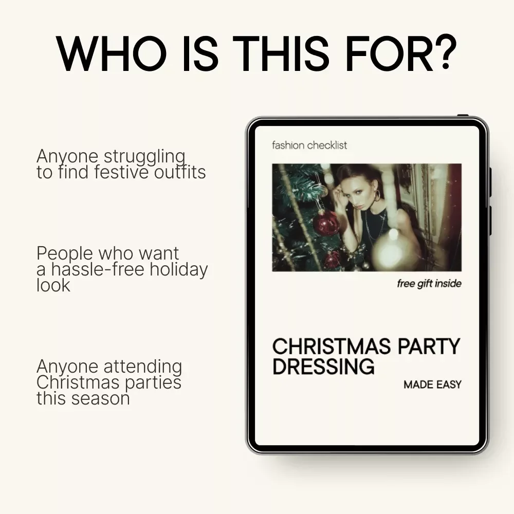 Christmas Party Dressing Made Easy: Ultimate Checklist for Holiday Party Outfits