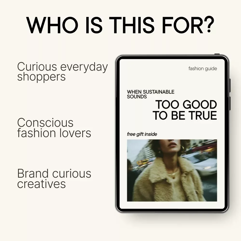 When Sustainable Sounds Too Good to Be True – A Fashion Guide on What Is Greenwashing in Fashion
