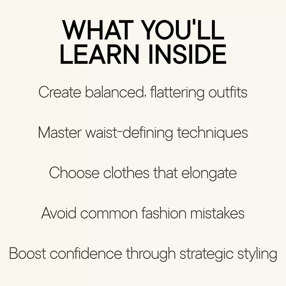 Confident Curves: Dressing the Apple Body eBook - Style Guide for Apple Shaped Women