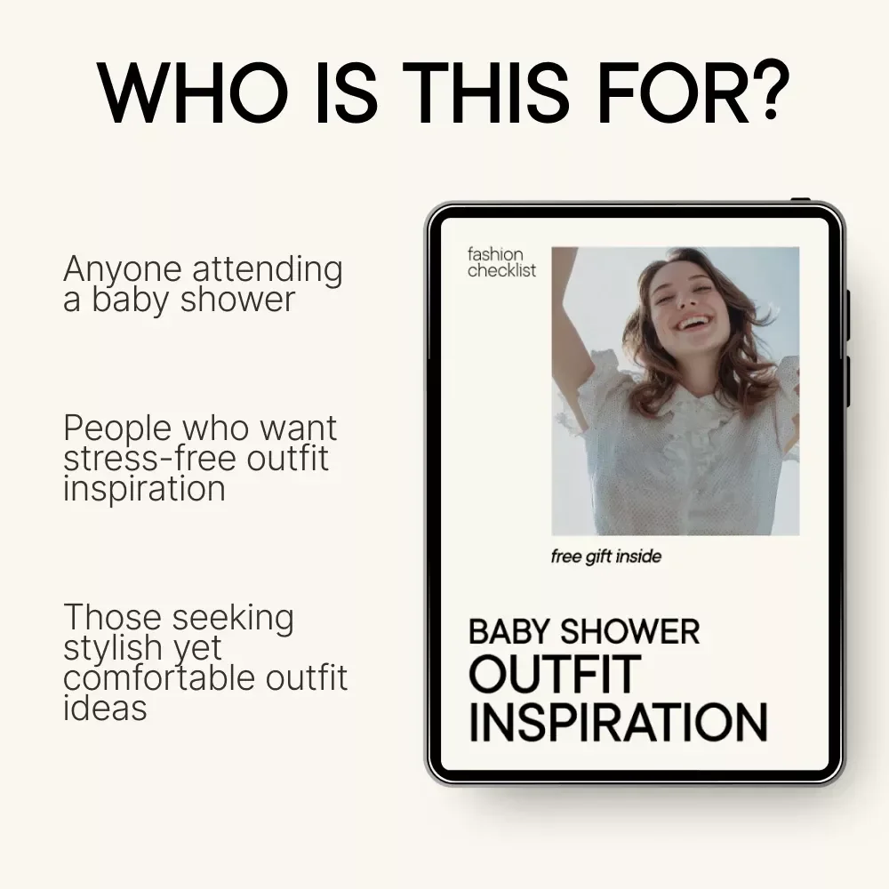Baby Shower Outfit Inspiration: What to Wear to a Baby Shower – eBook Checklist Guide