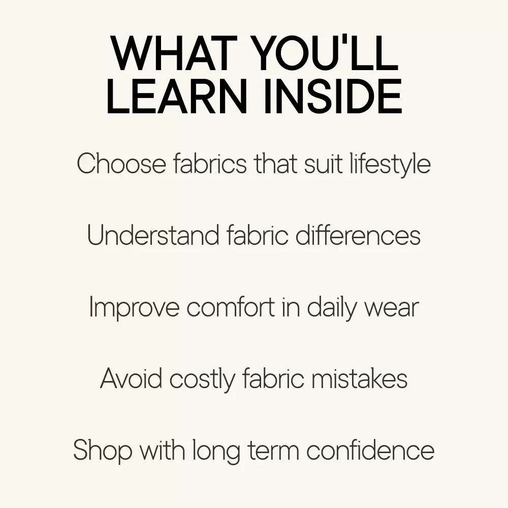 Choosing Fabrics That Feel Right and Last Longer – A Practical eBook Guide to natural fabrics vs synthetic for Smarter Clothing Choices