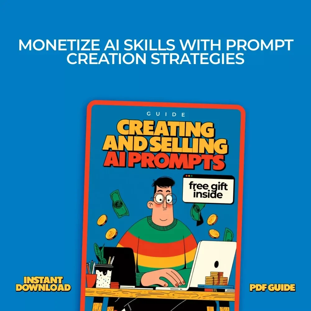 Your Guide to Creating and Selling AI Prompts – Digital Download eBook for AI Prompt Crafting, Selling Strategies & Passive Income