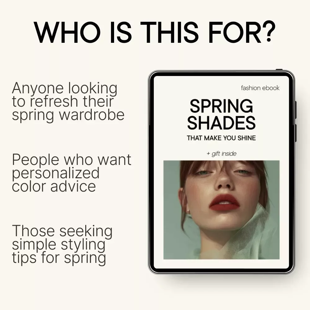Spring Shades That Make You Shine - Digital Download Guide for Color Confidence & Stylish Spring Wardrobe