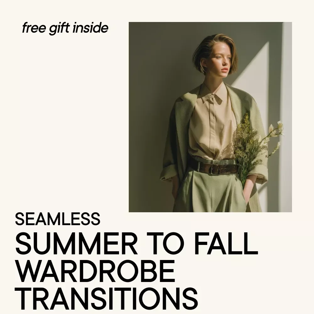 Seamless Summer to Fall Wardrobe Transitions: Digital Guide for Effortless Seasonal Style Shifts