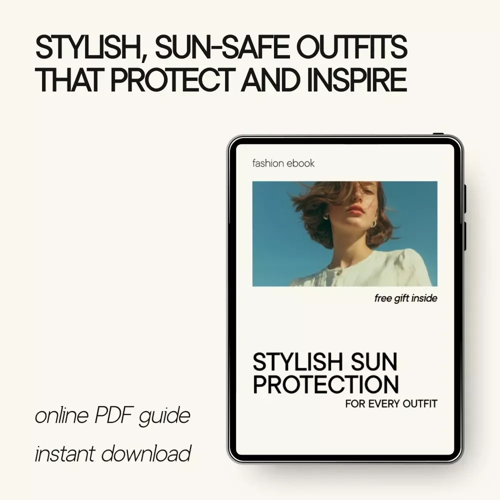 Stylish Sun Protection for Every Outfit | Digital Guide on Sun Protective Clothing, UPF Fabrics, Chic Sun-Safe Fashion & Accessories | Instant Download eBook