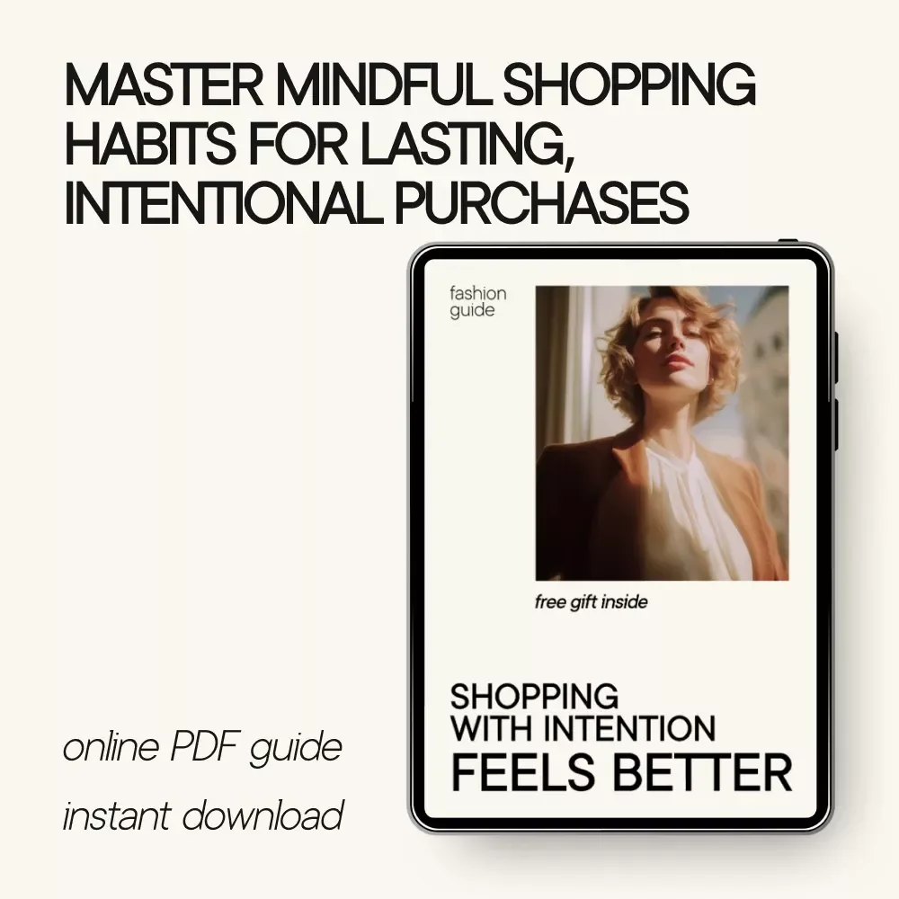 Shopping With Intention Feels Better: How to Stop Impulse Shopping for Clothes | Digital Download Guide