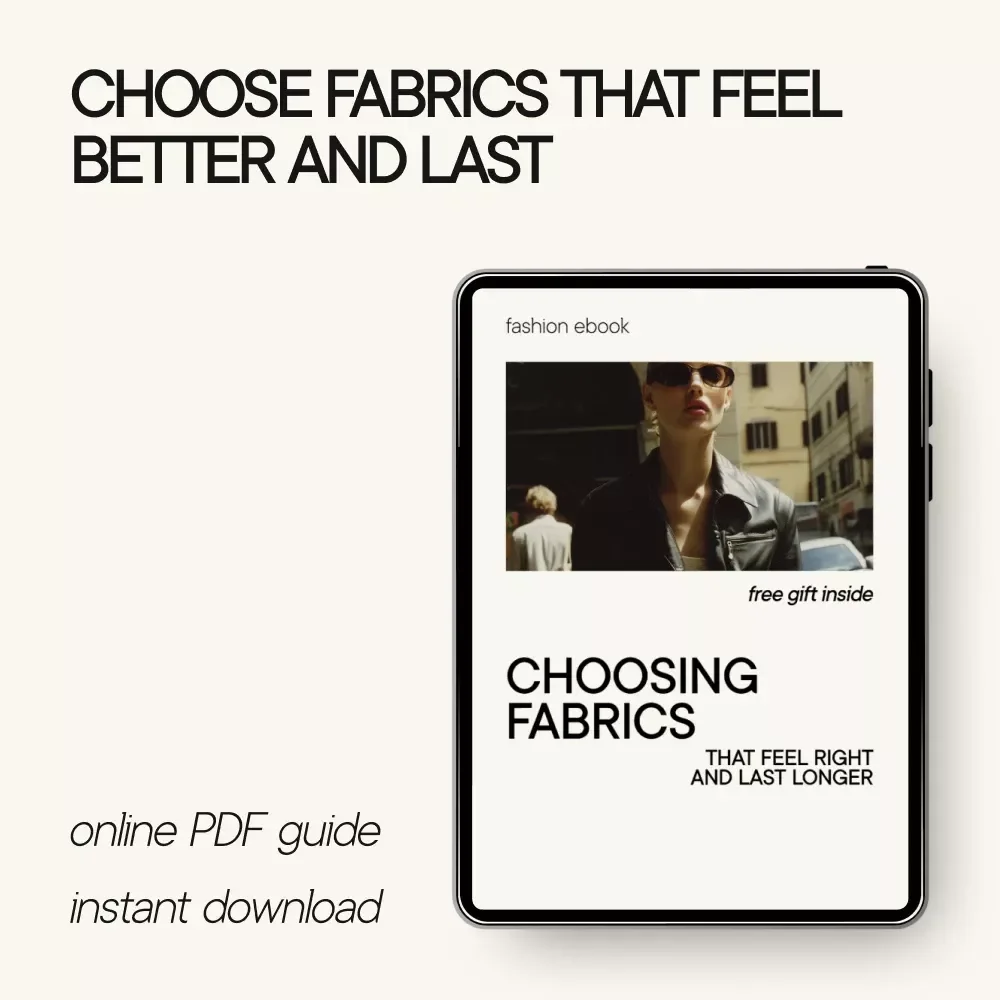 Choosing Fabrics That Feel Right and Last Longer – A Practical eBook Guide to natural fabrics vs synthetic for Smarter Clothing Choices