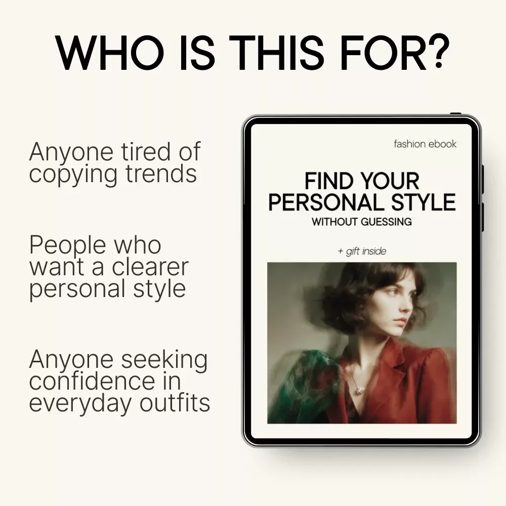 Find Your Personal Style Without Guessing – Digital Style Guide, Personal Style Workbook, Wardrobe Clarity eBook, Fashion Self-Discovery Checklist