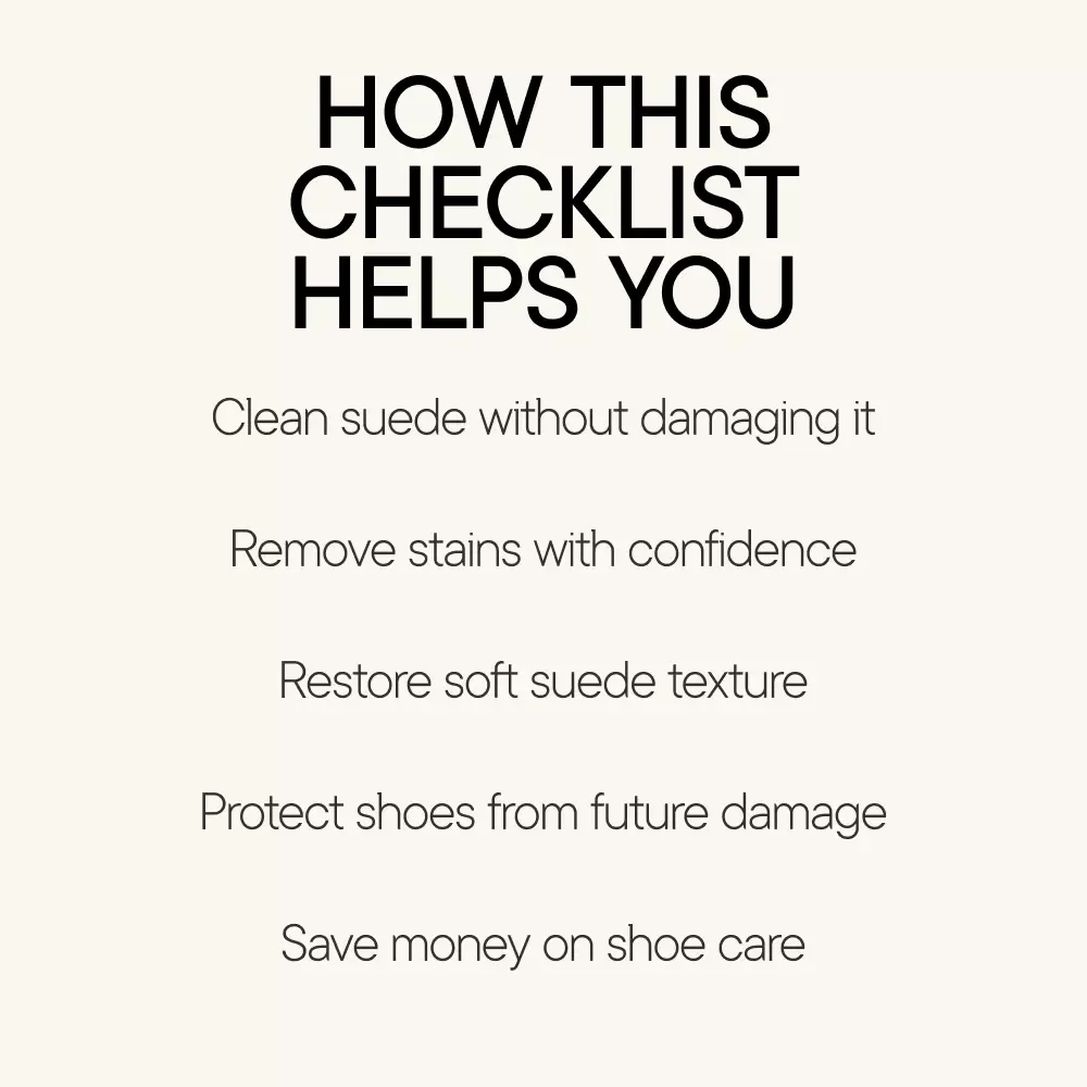 Suede Shoe Rescue Checklist – Ultimate Guide to Cleaning Suede Shoes
