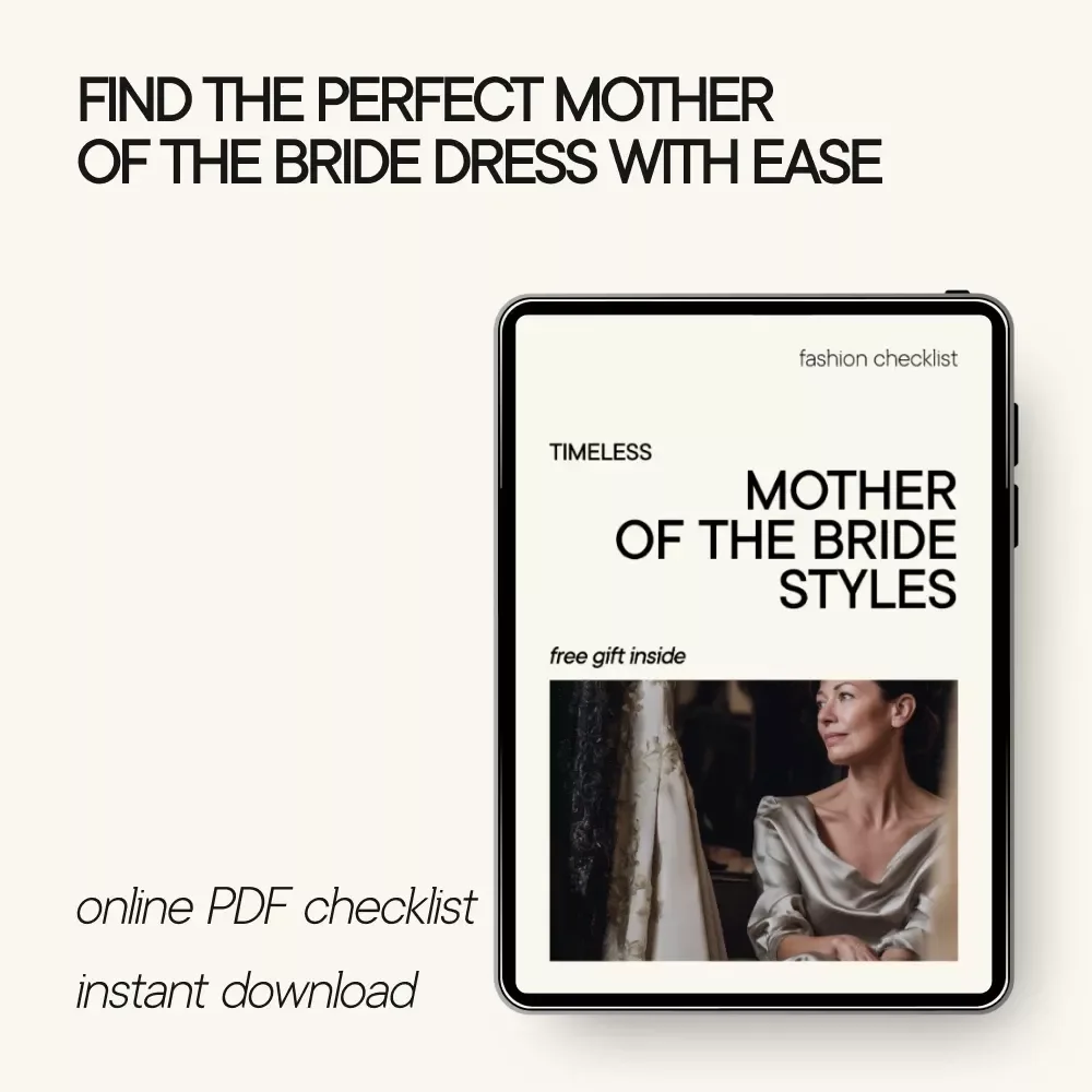 Timeless Mother of the Bride Styles Checklist - Dress Ideas for Every Style & Body Type