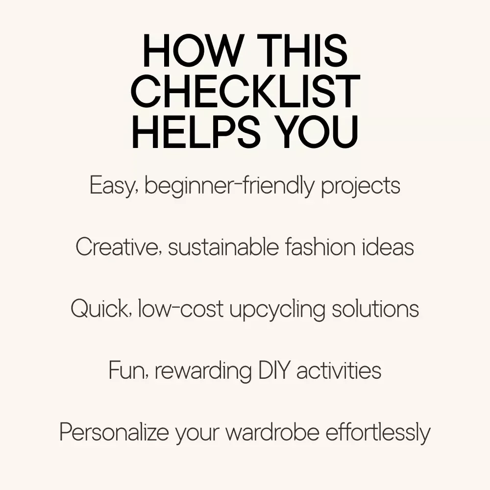 Upcycling Made Simple and Actually Fun: A Beginner's Guide to Upcycling Clothes