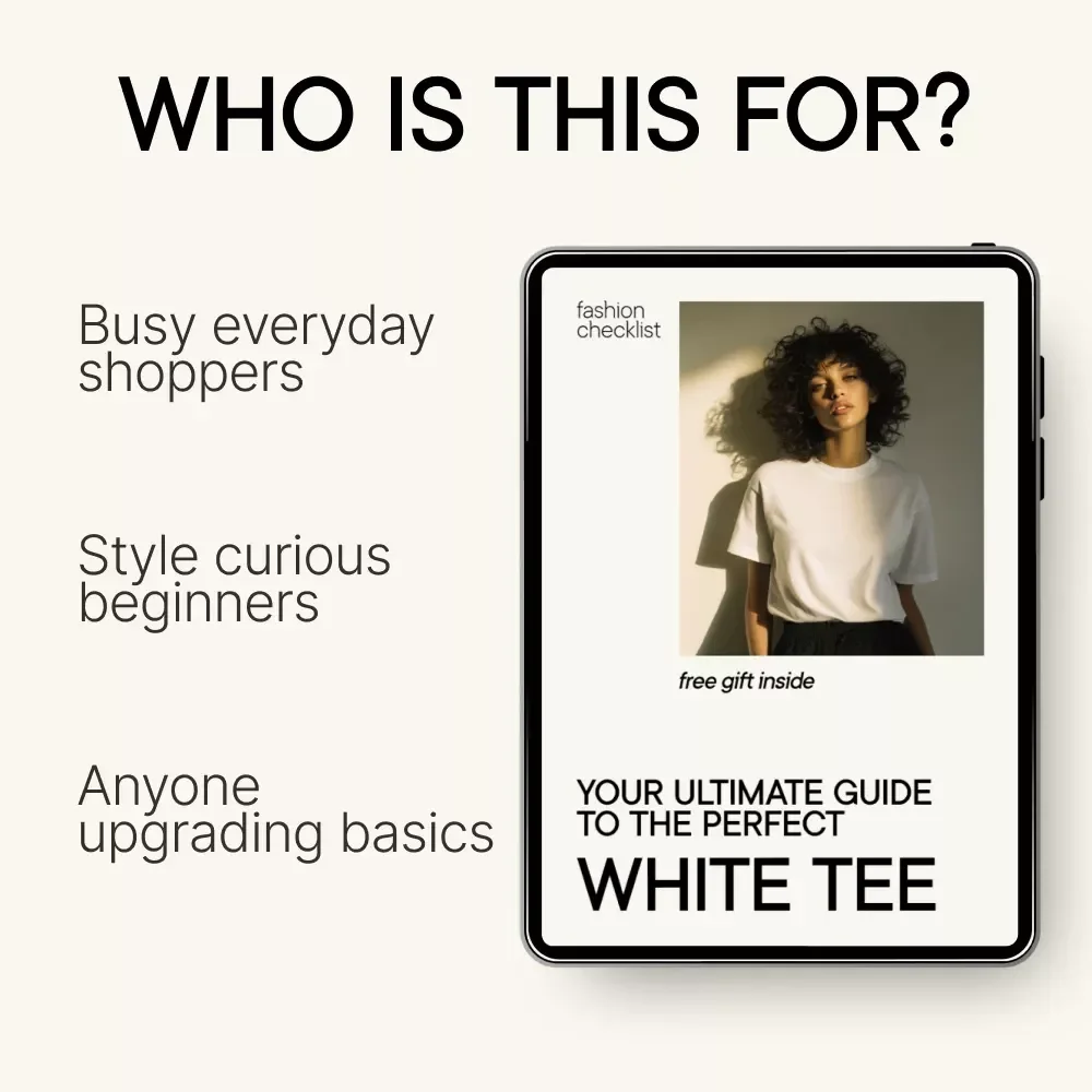 Your Ultimate Guide to the Perfect White Tee | the perfect white t shirt how to find it | Digital Style Guide