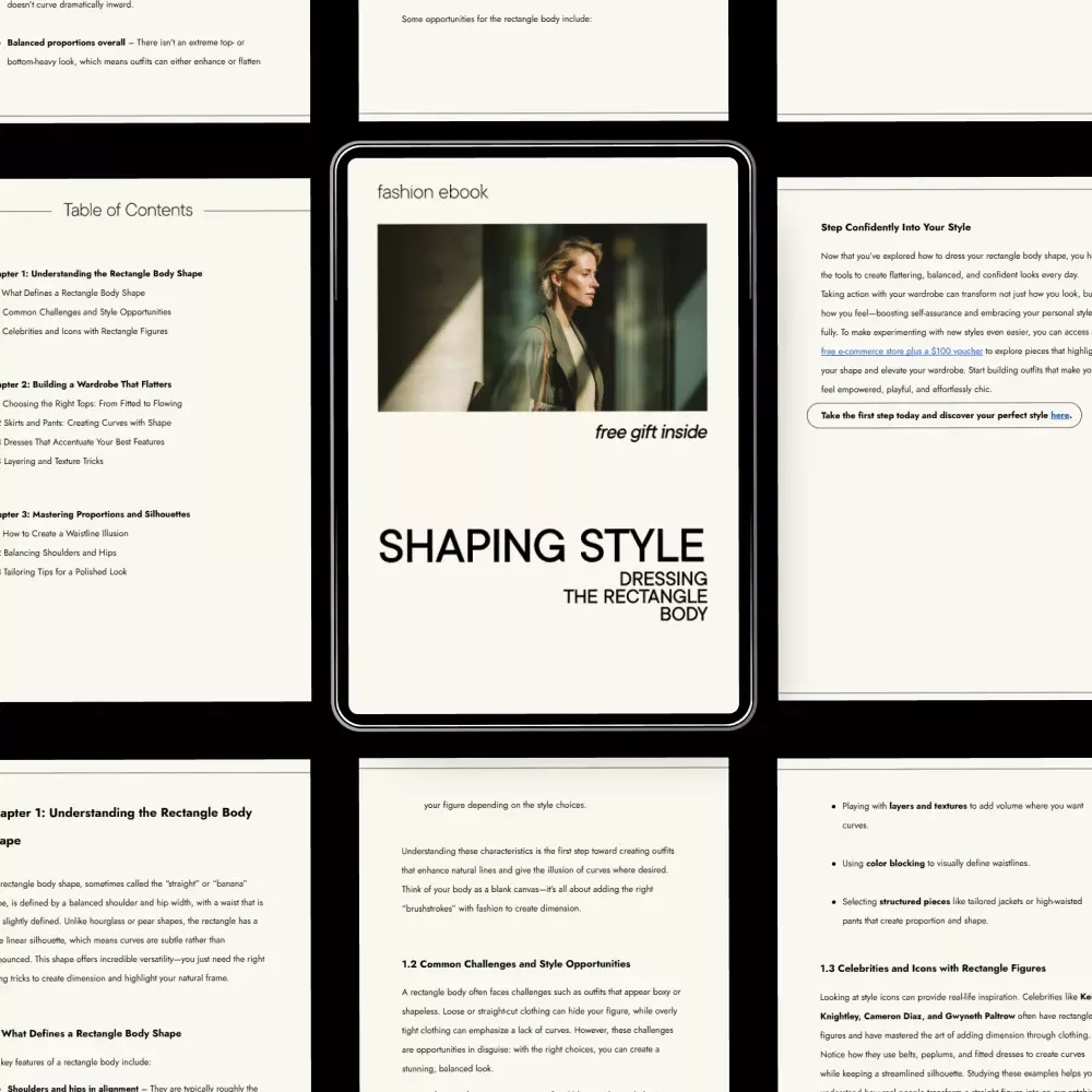 Shaping Style: Dressing the Rectangle Body - Ultimate Guide for Flattering Fashion