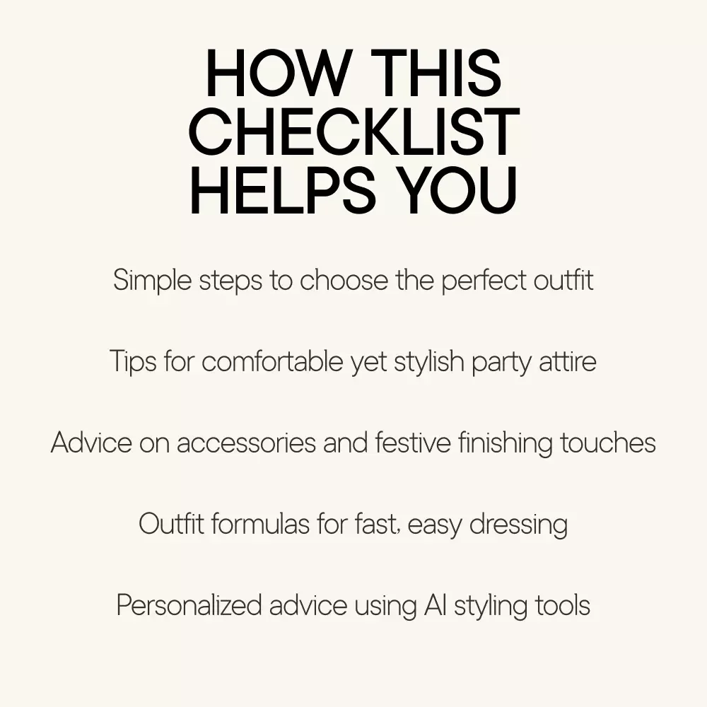 Christmas Party Dressing Made Easy: Ultimate Checklist for Holiday Party Outfits