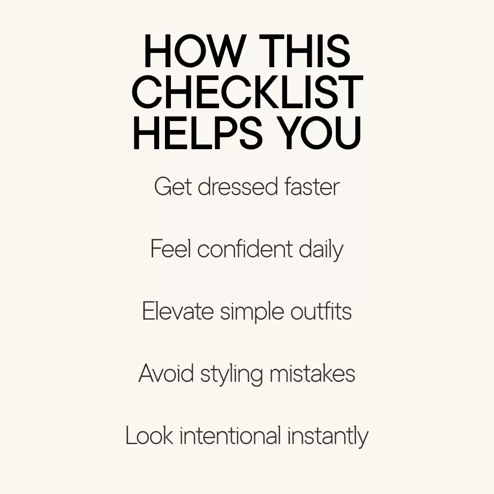 The “Effortlessly Put-Together” Everyday Checklist | How to Look More Put Together Everyday | Digital Style Checklist Download