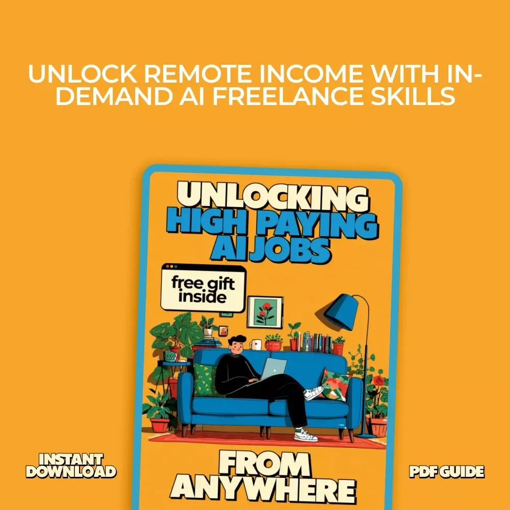 Unlocking High-Paying AI Jobs From Anywhere – AI Freelancing Guide, Remote Income Blueprint, Digital Download eBook for Online Work