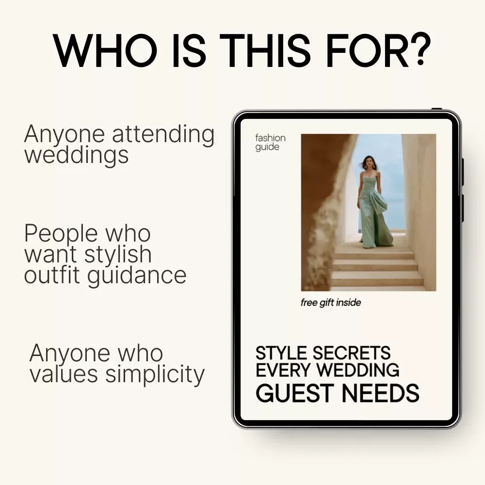 Style Secrets Every Wedding Guest Needs – Wedding Guest Style Guide, Wedding Dress Code eBook, Digital Download Outfit Checklist