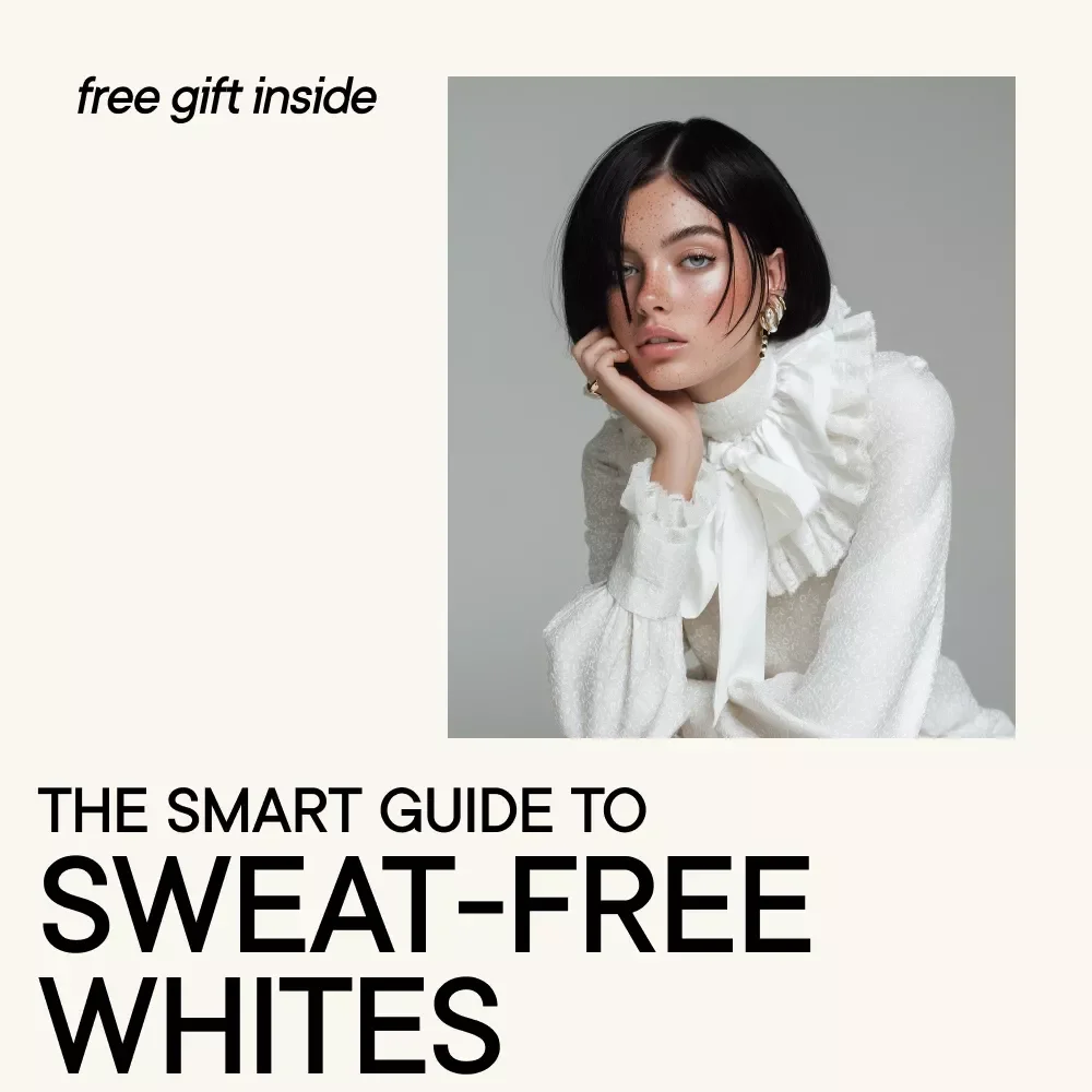 The Smart Guide to Sweat-Free Whites | Sweat Stain Removal Guide for White Shirts, Yellow Underarm Stains, Fabric Care & Prevention eBook