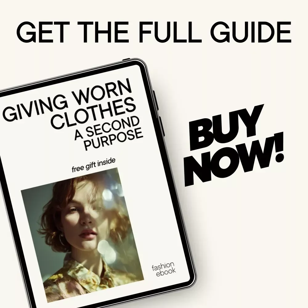 Giving Worn Clothes a Second Purpose – Eco-Friendly eBook Guide on how to recycle old clothes that can't be donated | Sustainable Living Digital Download
