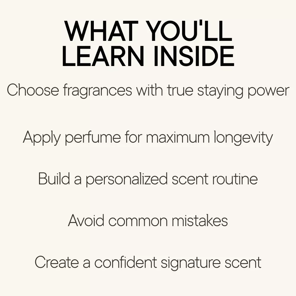 Scent That Stays All Day – Long-Lasting Perfume Guide, Fragrance Longevity eBook, How to Make Your Scent Last, Signature Scent Strategy Digital Download