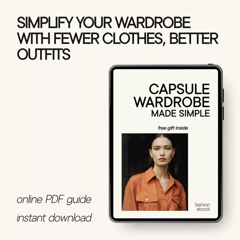 Capsule Wardrobe Made Simple | Minimalist Closet Guide, Capsule Wardrobe Planner, Everyday Outfit System, Digital Download eBook