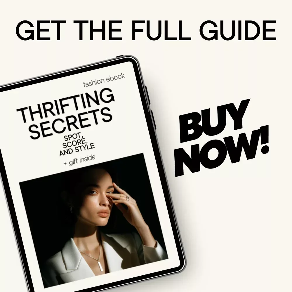 Thrifting Secrets: Spot, Score, and Style – Your Ultimate Guide to Finding Quality Thrifted Items