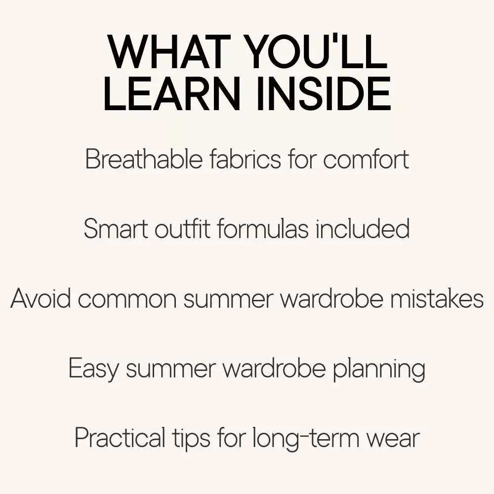 Stay Cool and Stylish All Summer – Your Ultimate Guide to Summer Wardrobe Comfort