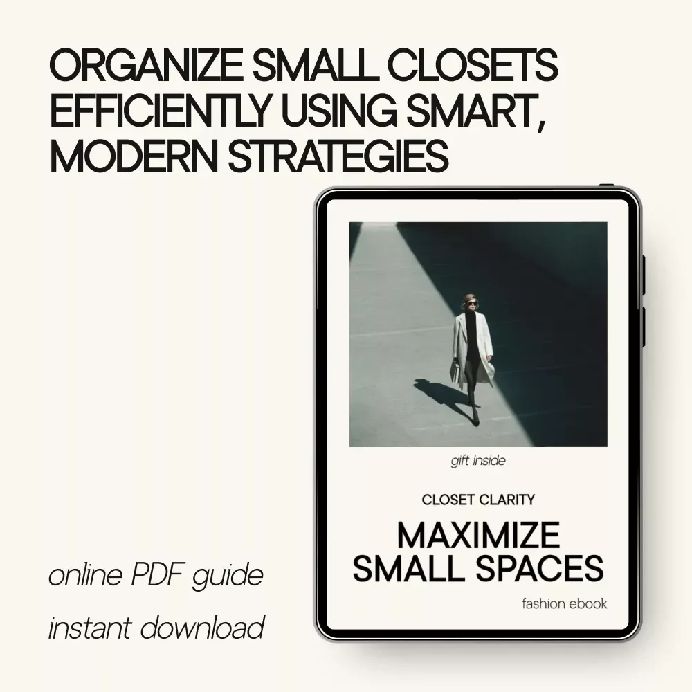 Closet Clarity: Maximize Small Spaces – Smart Small Closet Organization Guide, Decluttering & Storage Solutions eBook Digital Download