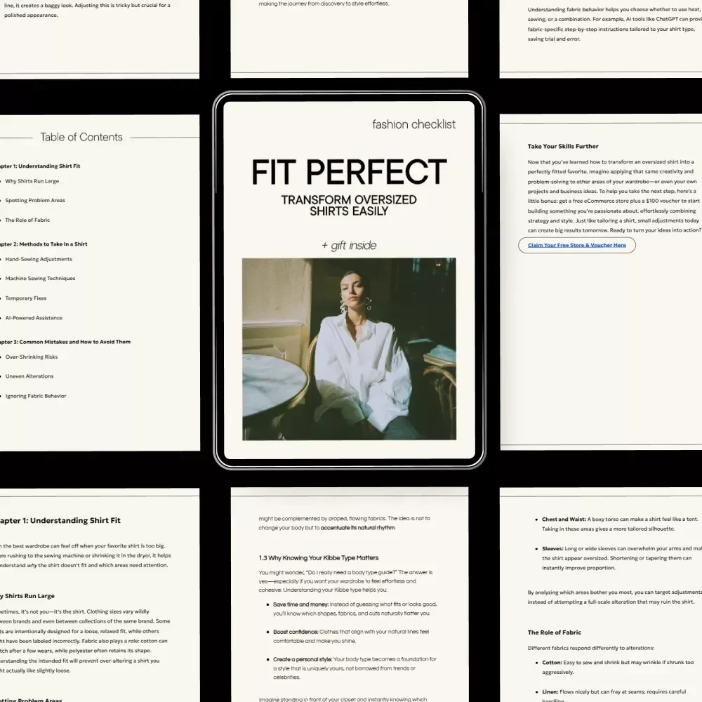 Fit Perfect: Transform Oversized Shirts Easily - A Step-by-Step Guide to Altering and Styling Too-Big Shirts