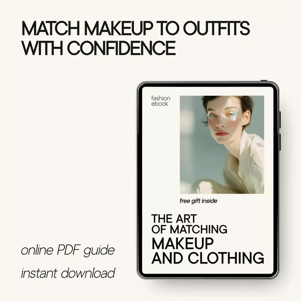 The Art of Matching Makeup and Clothing – Digital Makeup Guide, Color Harmony Beauty eBook, Outfit Coordination Checklist