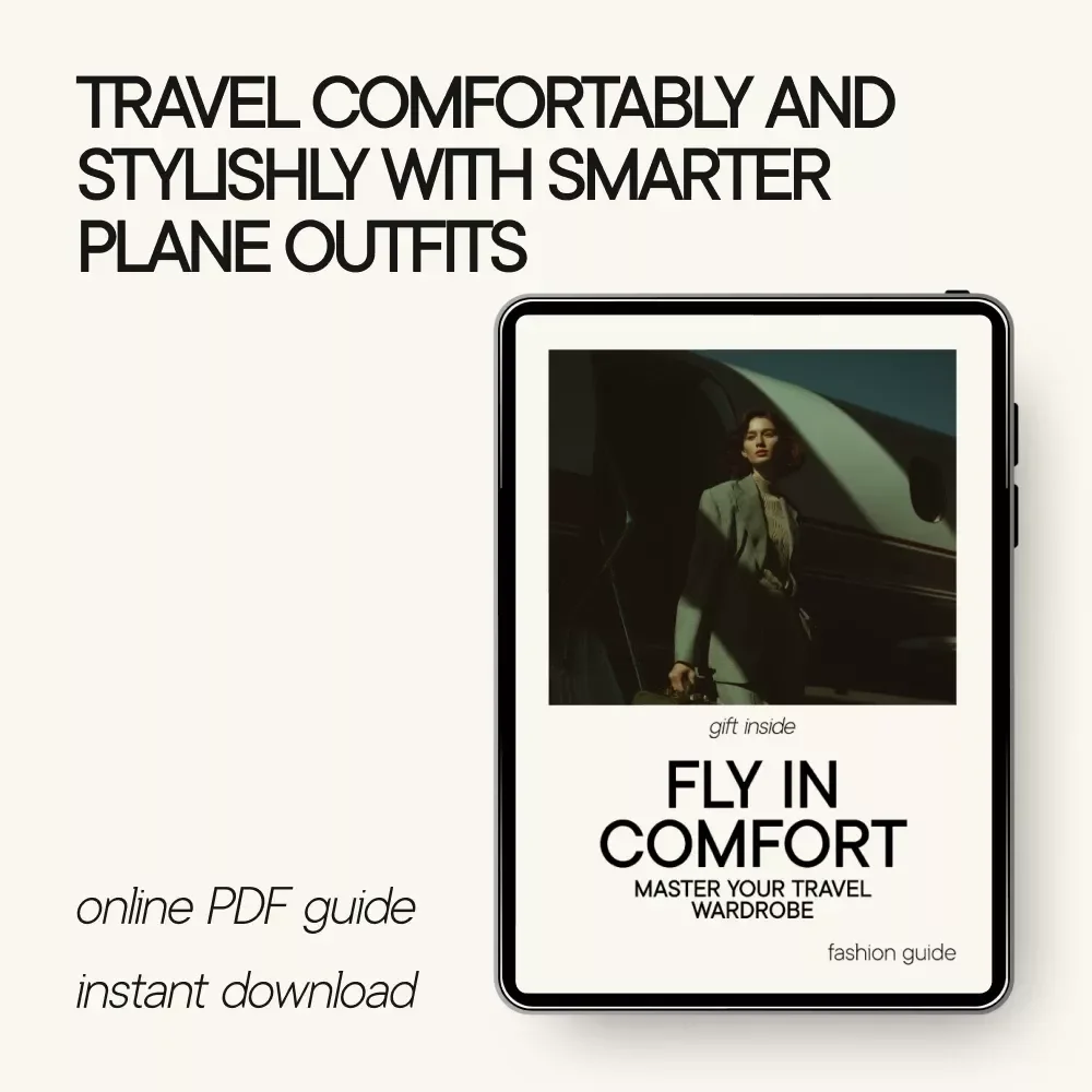 Fly in Comfort: Master Your Travel Wardrobe | Ultimate Airplane Outfit Guide, Travel Capsule Wardrobe eBook, Comfortable & Stylish Flight Clothing Checklist